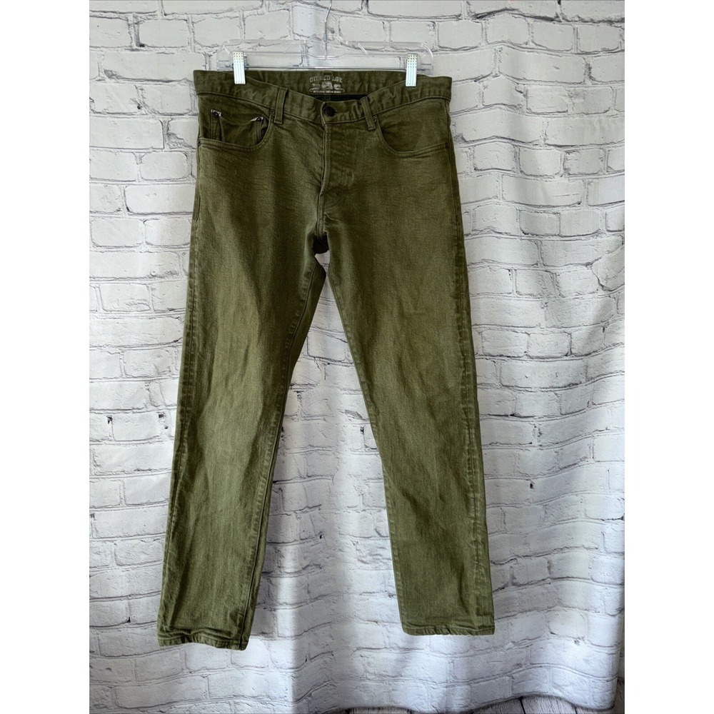 Gilded Age Men's 100% Cotton Jeans With Logo Engraved Hardware W29 L32